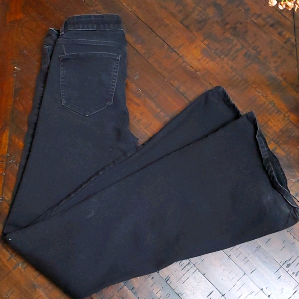 Black Zara denim flares